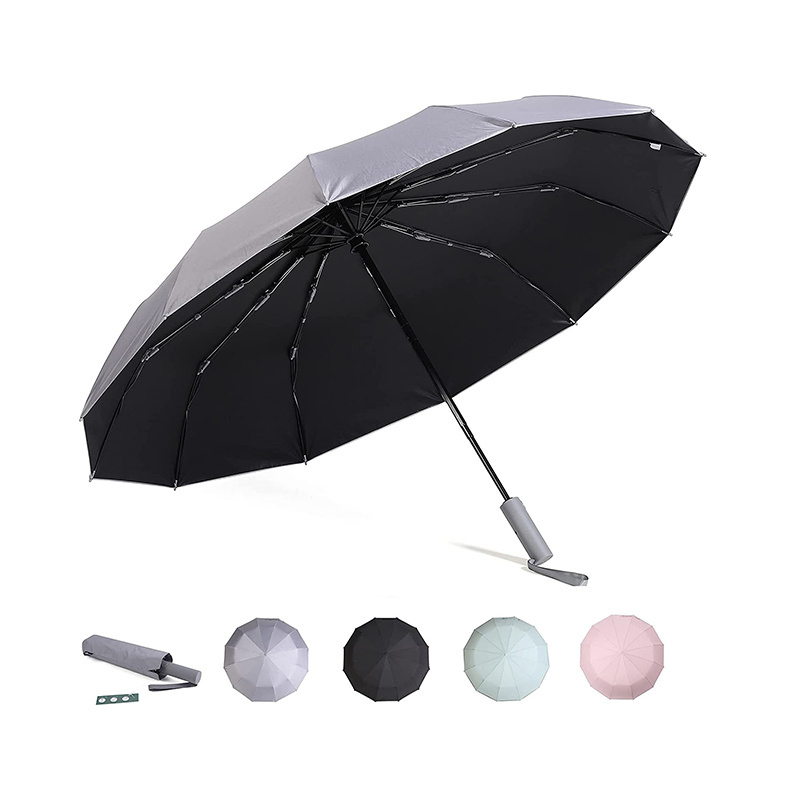 Guarda Chuva 3 Folding Uv Custom Umbrella With Logo Travel Automatic Umbrellas For The Rain