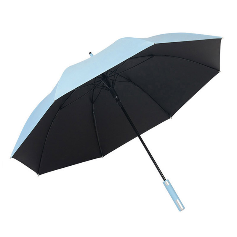 Sombrilla Automatic Golf Umbrellas Straight Waterproof Umbrella Uv Protection With Stylish Handle