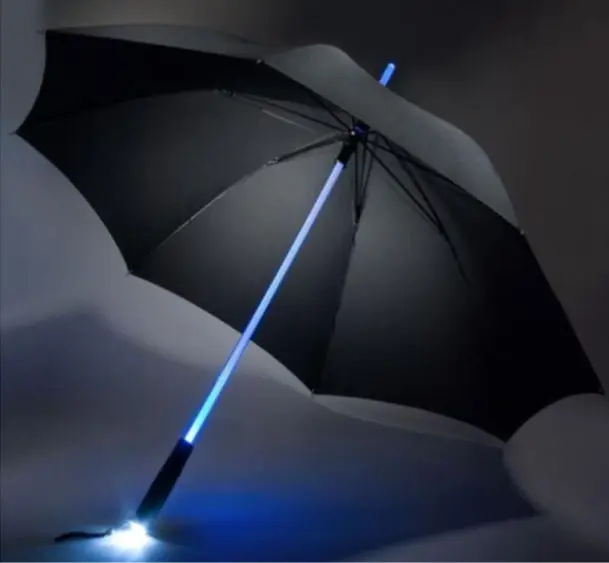 Paraguas Umbrella Automatic With Logo Led Light Straight Umbrellas For The Rain