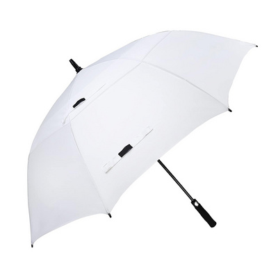 62 Inch Automatic Open Windproof Waterproof Golf Umbrella Extra Large Oversize Double Canopy Stick Umbrellas for Men