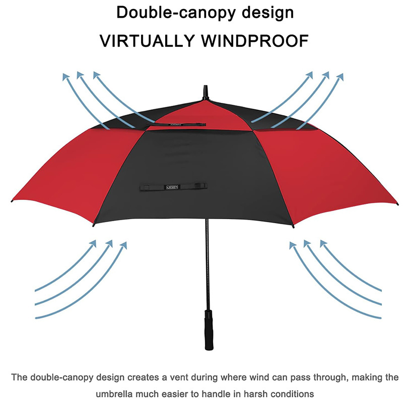 Sombrillas 62 Inch Large Golf Umbrellas Automatic Windproof Oversized Baskets For Umbrellas With Scenery Coverage for 2-3 People