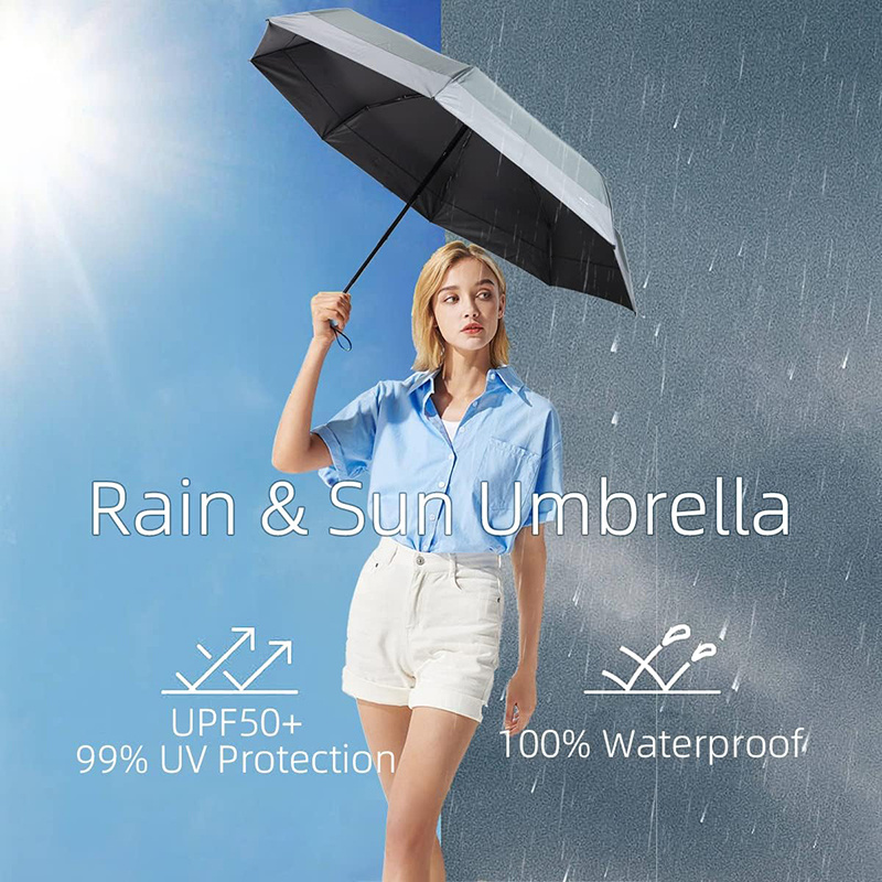 Paraguas Folding Design Mini Pocket Umbrella Uv Protection 8 Ribs Travel Compact Cell Phone Capsule Umbrella For The Rain