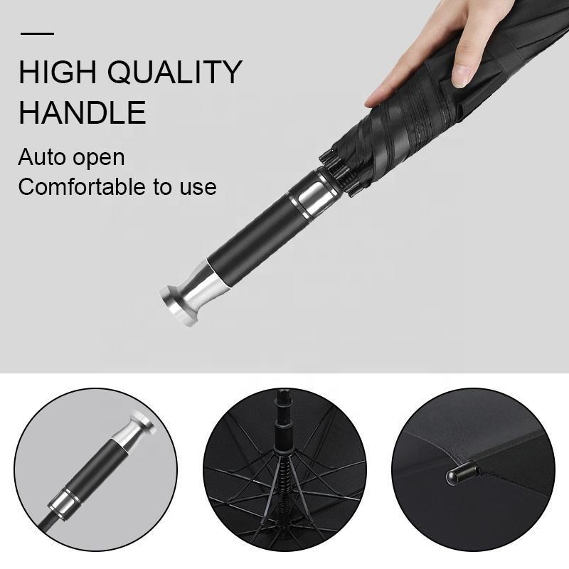 Paraguas 68 Inch  Rolls Royce Golf Umbrella For Rain Automatic Straight Umbrella Custom Logo Windproof Umbrella Men Luxury