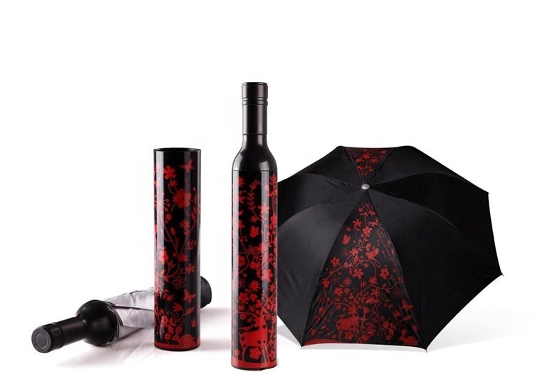 Promotional Mini Rain Umbrella China Supplier Cheap Wine Bottle Logo Printed Umbrella in a Bottle