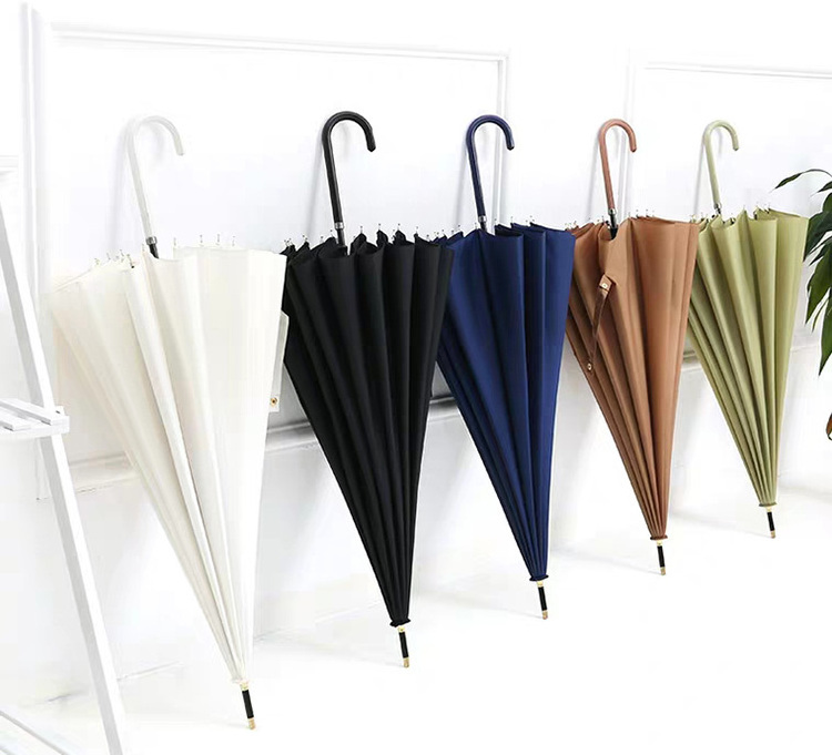 unbrella windproof straight unilever umbrella 16 ribs umbrella bumbershoot branded umbrellas with hot sale