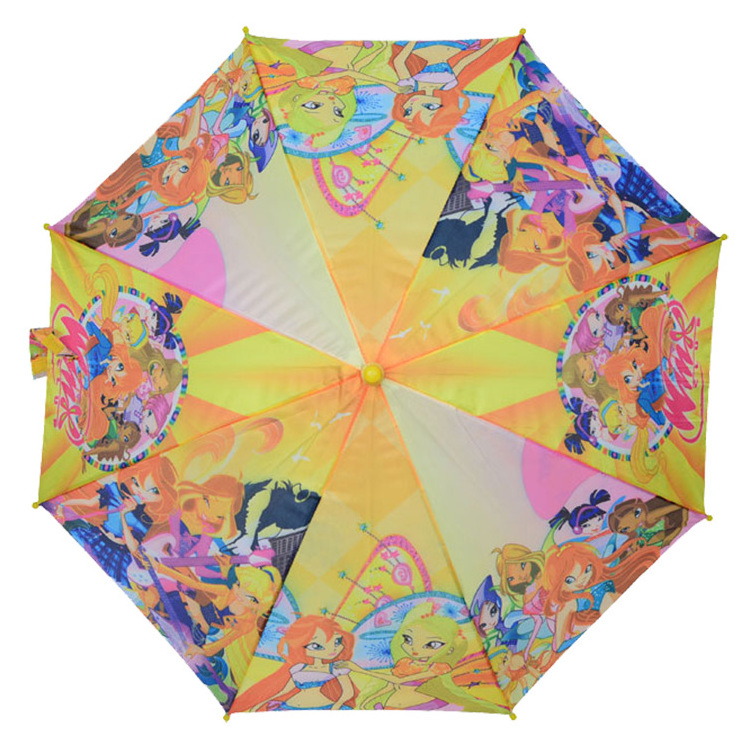 Cartoon character children rain decoration umbrella with cute printing