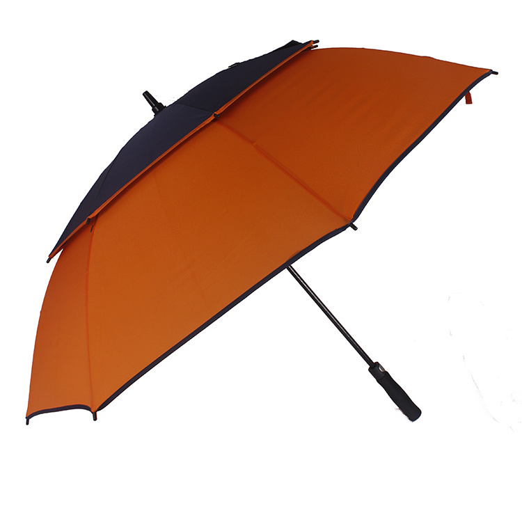 extra big size golf umbrella men's business windproof umbrella custom golf umbrella with strong frame