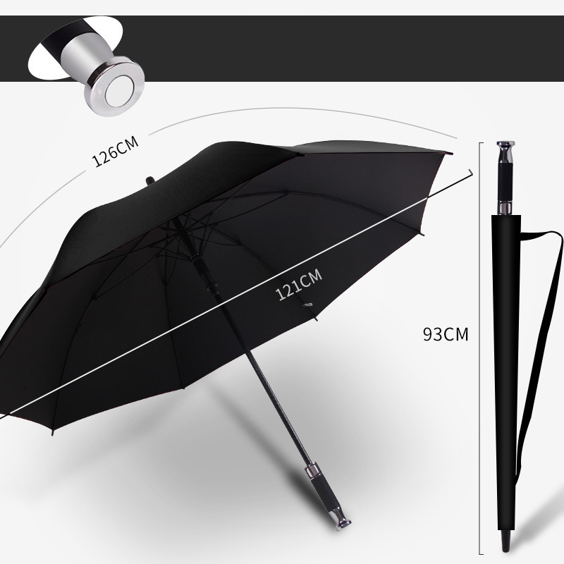 Paraguas 68-Inch Automatic Windproof Fiberglass Golf Umbrella With Advertising For Promotional Rolls Royce Business Gifts