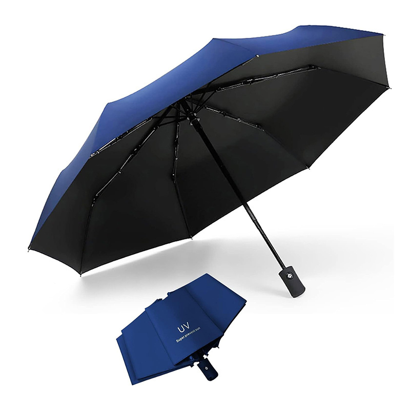 Paraguas Automatic Folding Umbrella Uv Protection 8 Ribs Umbrella With Advertising For Promotional Compact Umbrella For The Rain