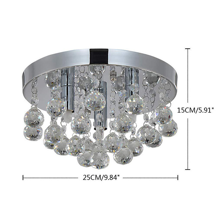 led crystal ceiling light small chandelier ceiling lamp pendant light for hallway