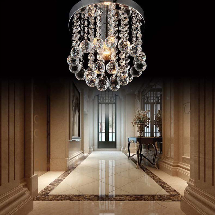 lighting 2022 mini style small crystal chandeliers flush mount ceiling light for hallway foyer kitchen