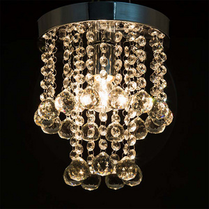 lighting 2022 mini style small crystal chandeliers flush mount ceiling light for hallway foyer kitchen