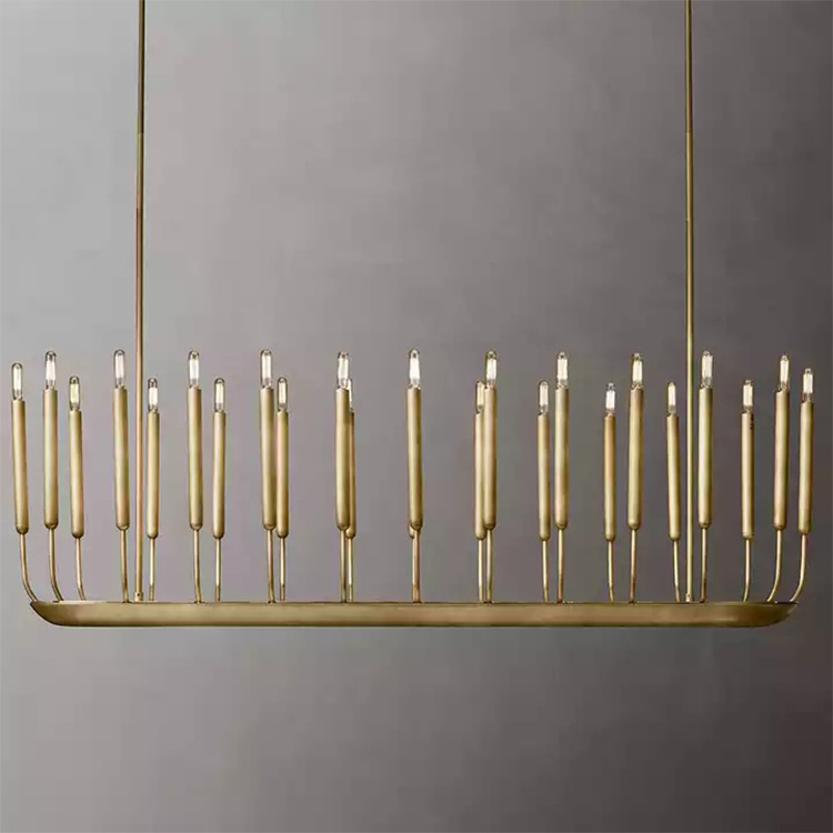 chinese chandelier lighting solid brass decoration living room bedroom hotel modern luxury led chandelier pendant light