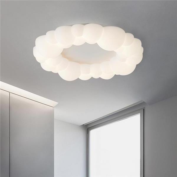 led chandelier pendant light ceiling cloud lamp pumpkin acrylic children's room lamps decoration dining led light ceiling