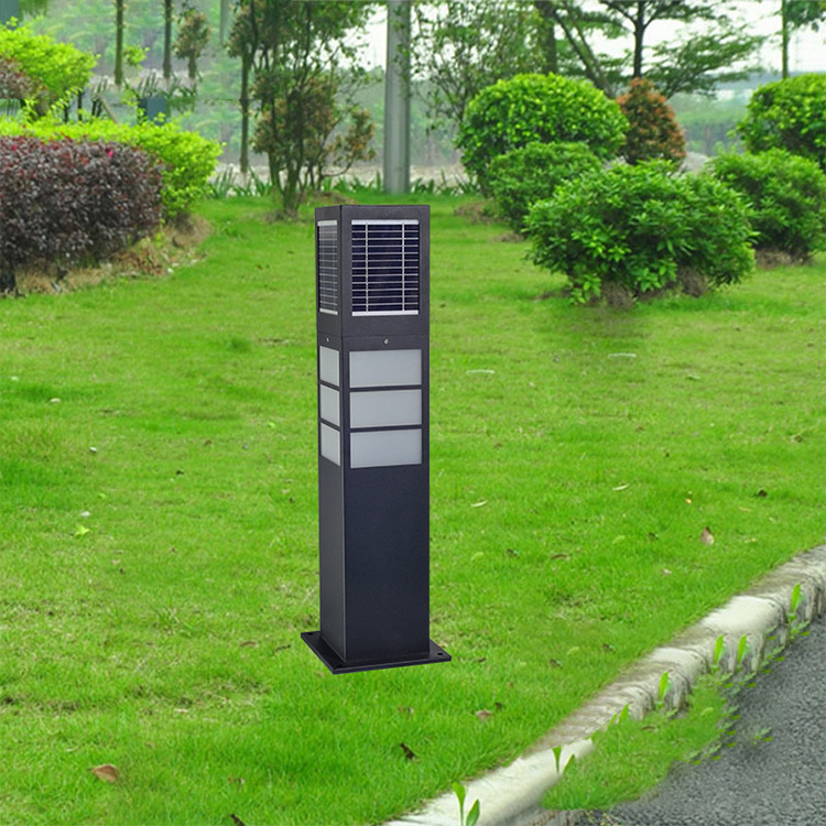 led lawn lamp modern waterproof wall corner outdoor grow gate pillar post lights led solar light for garden