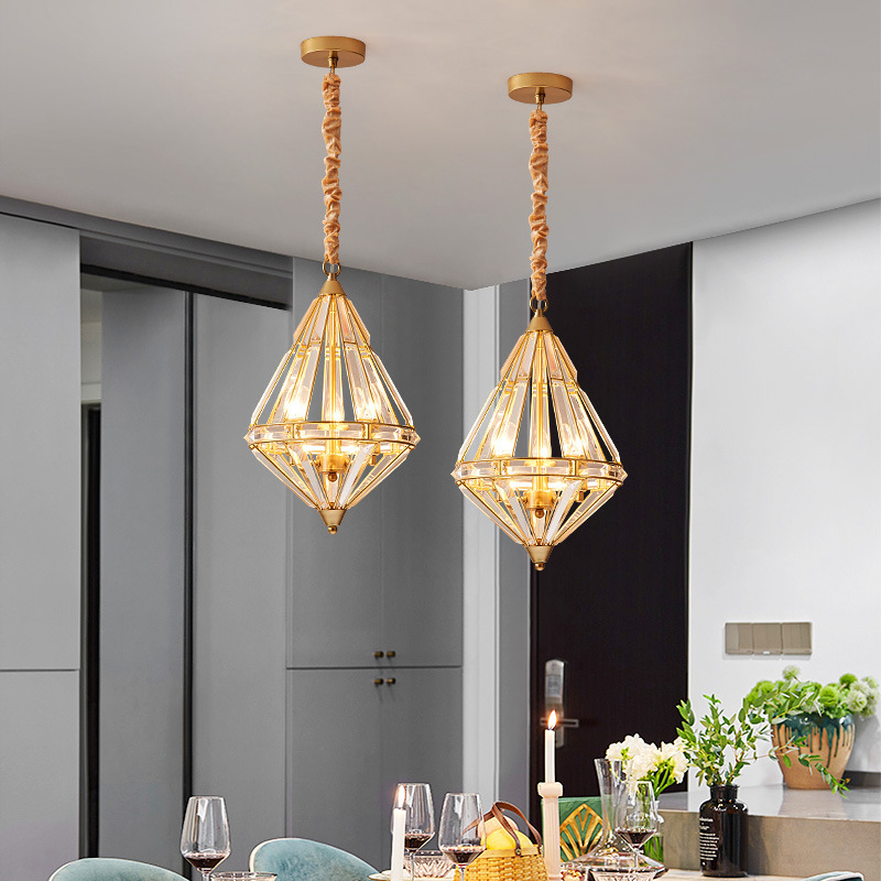 bathroom golden pendant lights minimalist hanging chandelier restaurant bar dining room iron led modern nordic pendant light