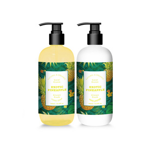 Private label bath gift set shower gel body lotion spa gift set rose holiday gift set bathroom bath body work