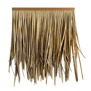 export wholesale rolled palm straw reed beach umbrella gazebos plastic artificial synthetic thatch materials roofing