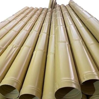 Premium quality Plastic bamboo pole artificial bamboo fence pole pvc bamboo poles