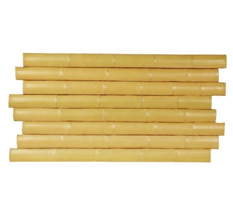 Strong and durable environmentally friendly material bamboo pole artificial woven bamboo pole