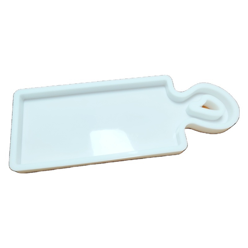 Resin Silicone Tray Big Thick  Molds Casting Mold for Epoxy Resin DIY Resin Large Serving Rectangle Shape Handle Silicone Mold