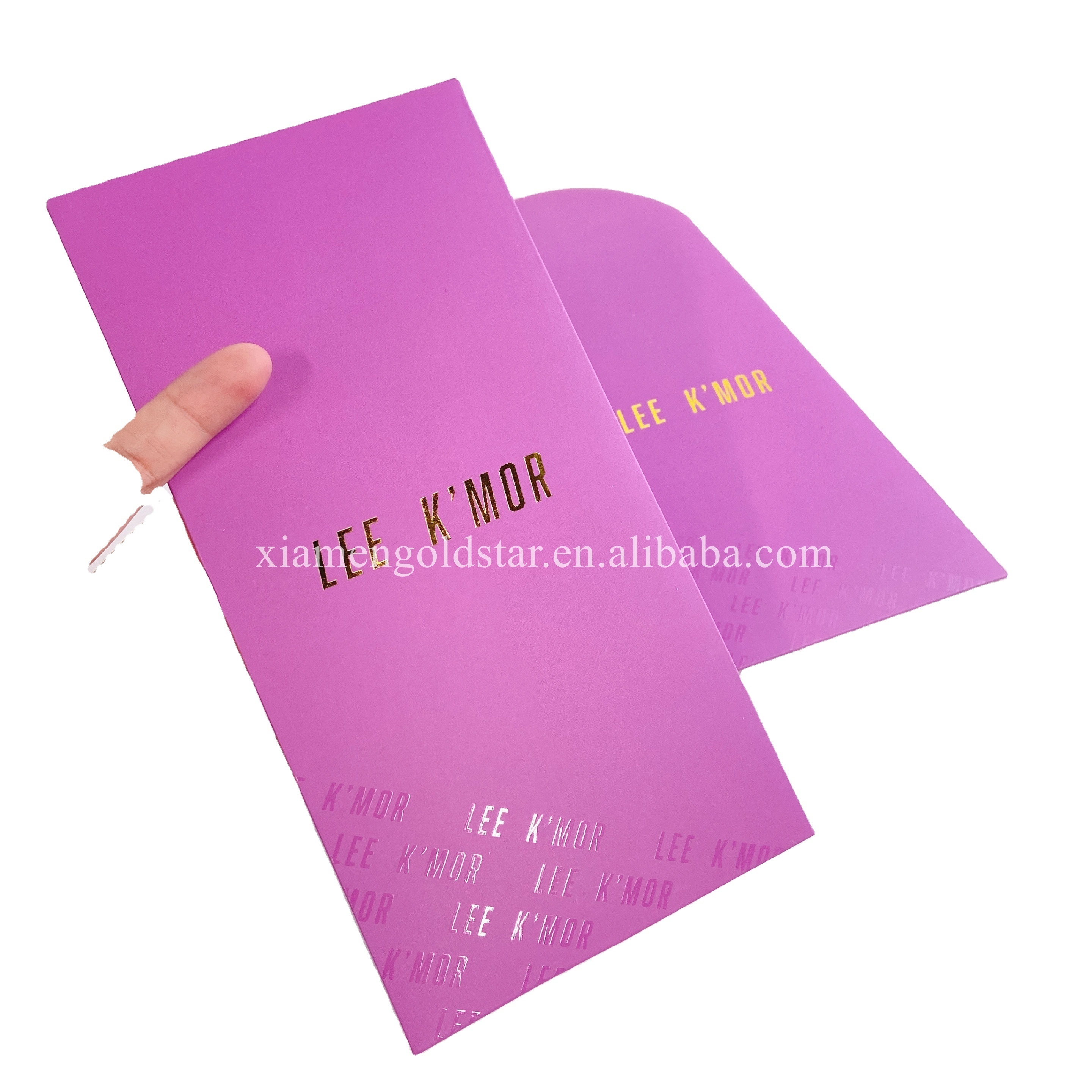 Exquisite fashion private customization receipt hard a4 manila envelope with logo print