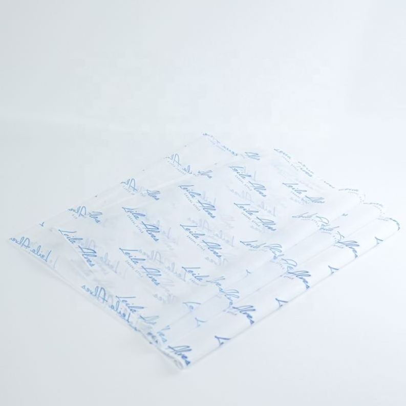 Custom printed tissue wrapping paper for clothing package birthday holiday wedding gift wrap