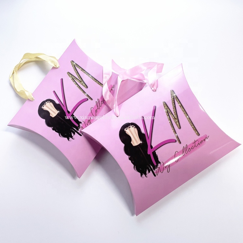 Wholesale cheap hair bundles boxes hair extension packaging with wig packaging box