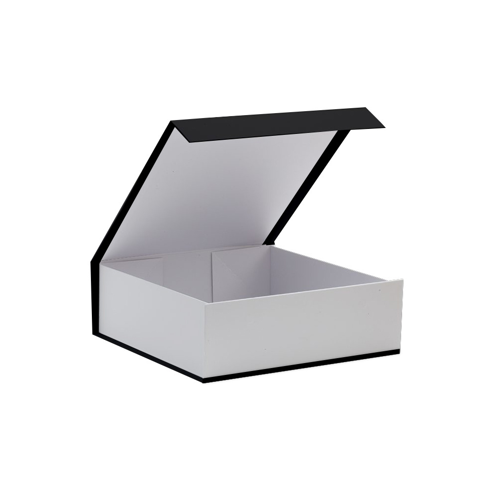 Recyclable Black Magnetic Paper Wig Boxes Satin Luxury Large Mailer Packaging Custom Logo Hair Bundle Extension Packaging