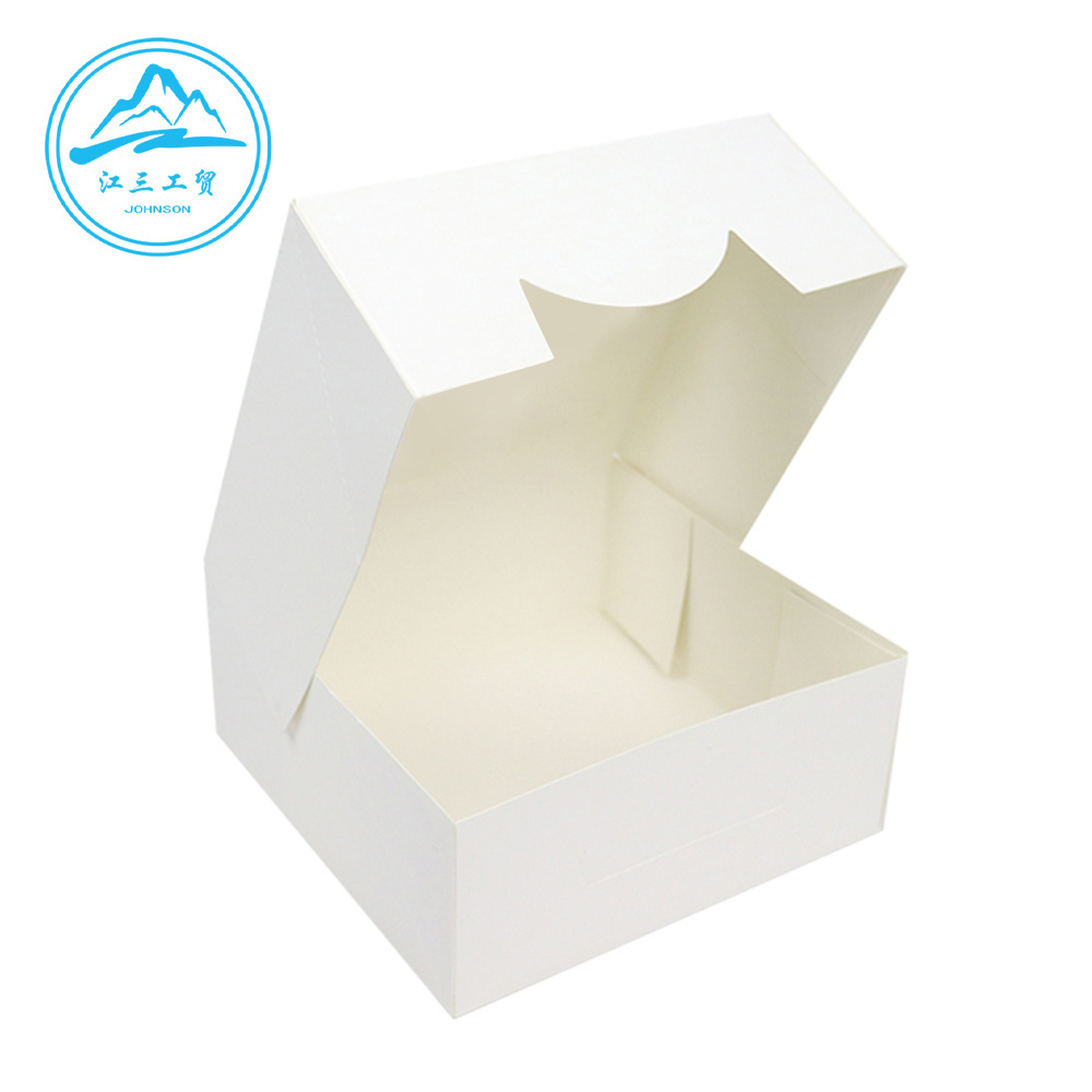 Manuintel Coreood Grade Foldable Cake Pastry Boxes Foocpu Processore6m 35W LGA Kraft Paper Food Container Cake Box with Window