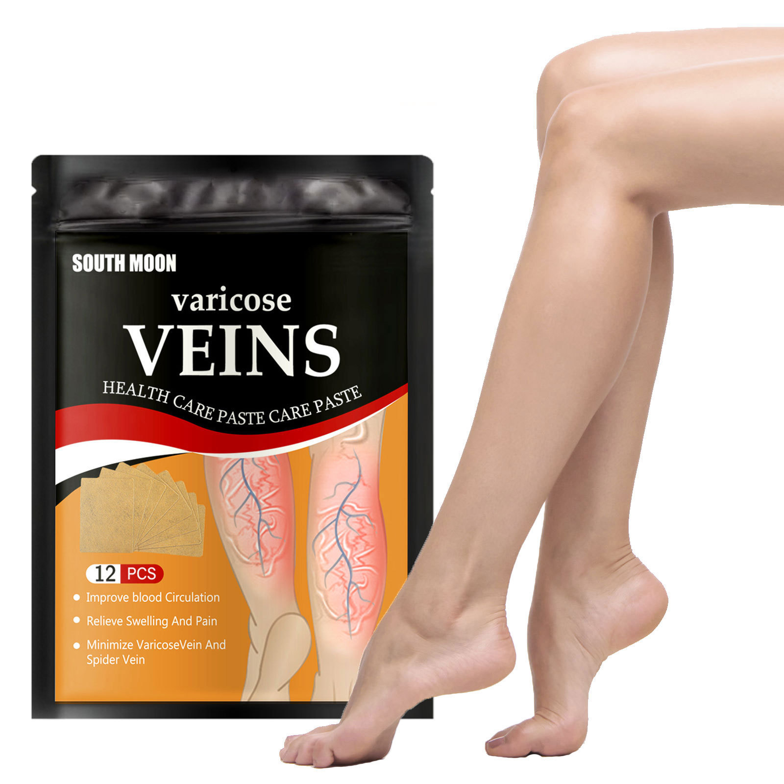 High Quality Relieves Phlebitis Vasculitis Improves Blood Circulation Varicose Veins Patch