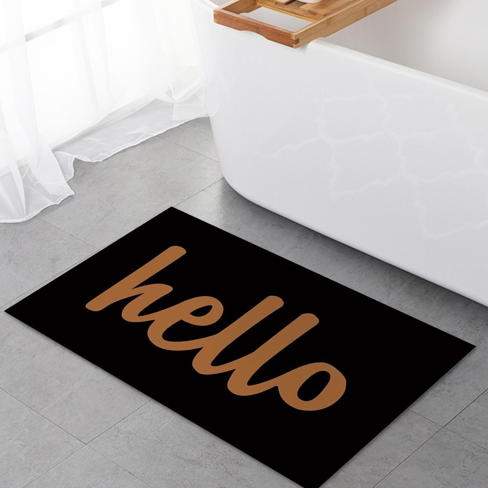 custom printing fashion kiss the airs outdoor living room floor pvc rubber door mat