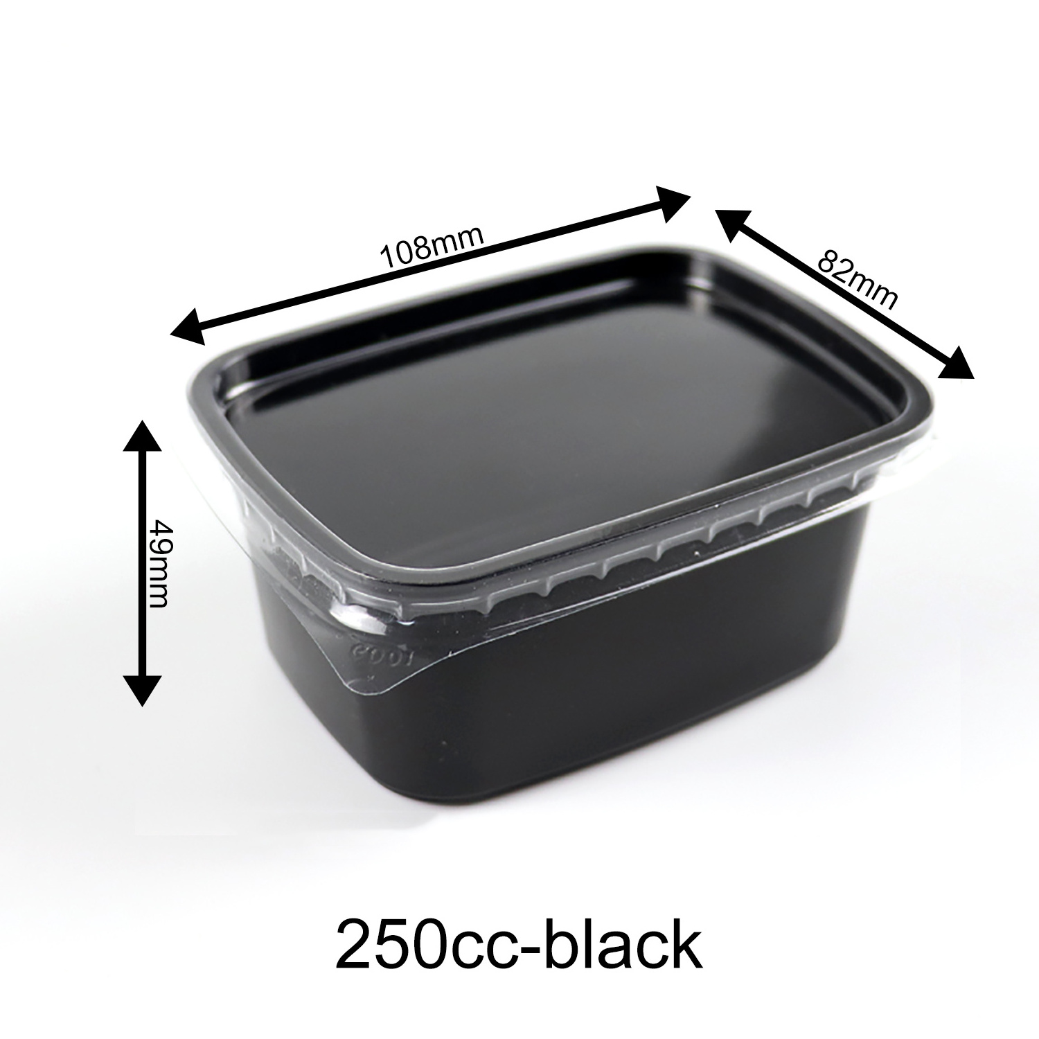 takeout pastry packaging 150ml 250ml disposable microwavable plastic snack box