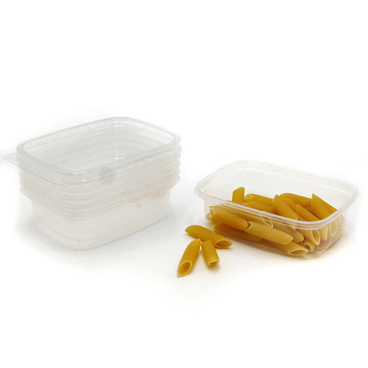 150cc 5oz disposable sauce box with lid small rectangle plastic takeaway containers