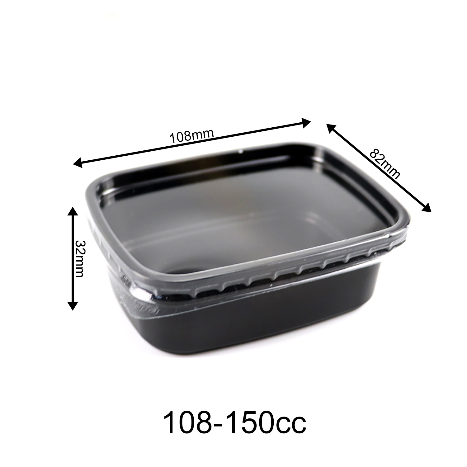 takeout pastry packaging 150ml 250ml disposable microwavable plastic snack box