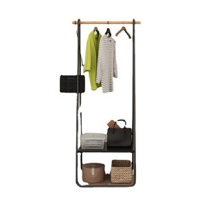 Direct Selling Custom Large Capacity Steel Cloth Display Racks with  Coat Hanging Rack clothes Drying Racks