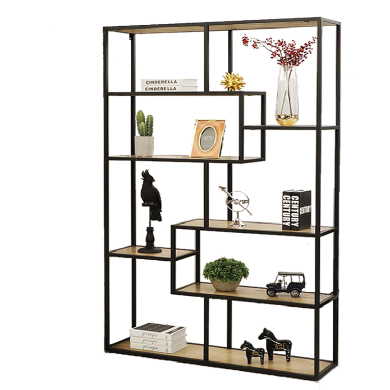 living room furniture fire escape shelf iron frame 6 storage unit bookcase book mdf cubic shelf