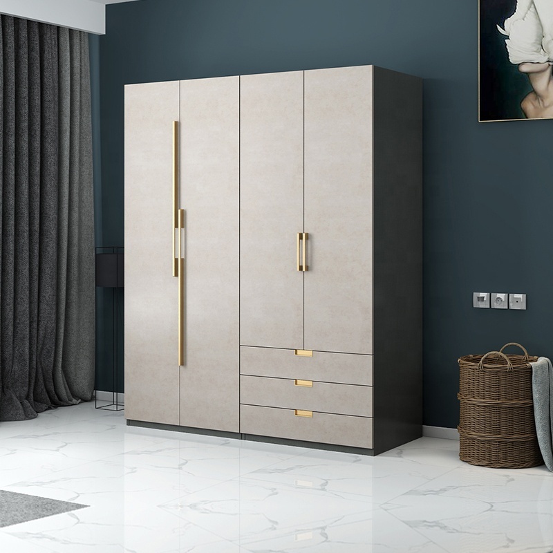 Modern furniture locker wood open bedroom closet assembled moving boxes cabinet kids wooden wardrobes