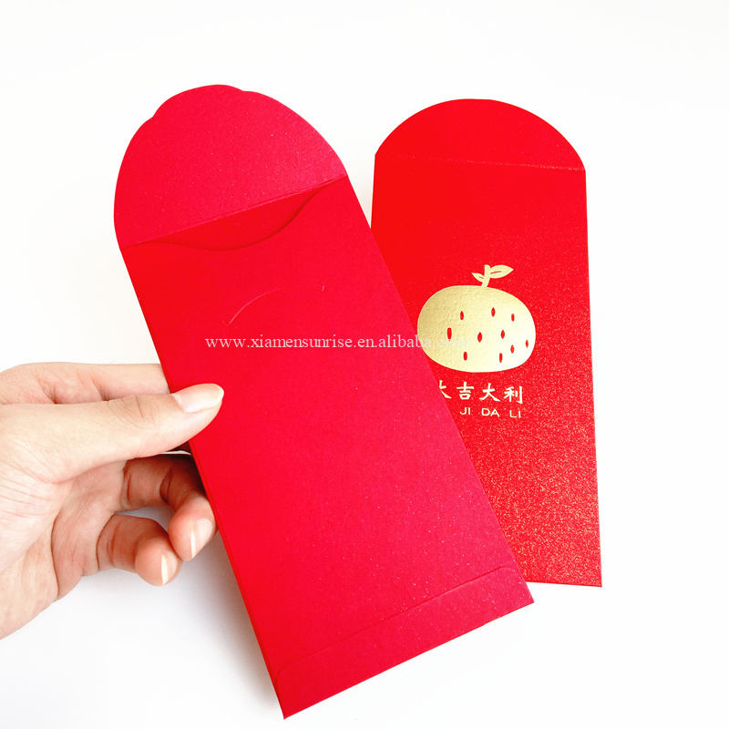 2024 Money Envelope Custom Print Matt Texture Paper Red Packet