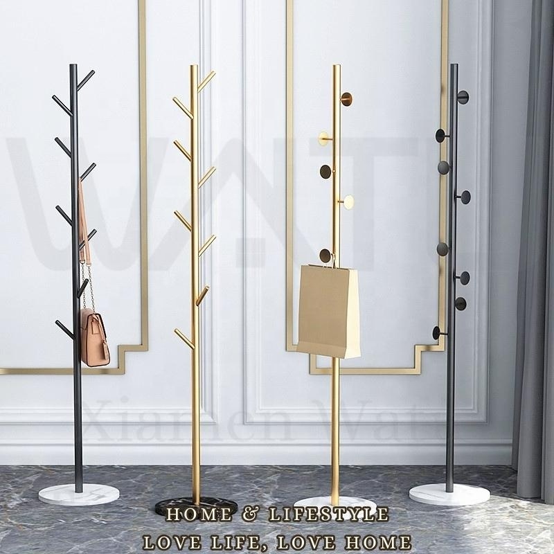 New design tree shape metal floor coat clothes hanging rack stand