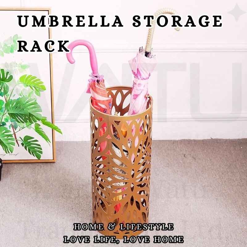 Metal Decorative Garden Indoor Umbrella Stand Storage Rack Holder