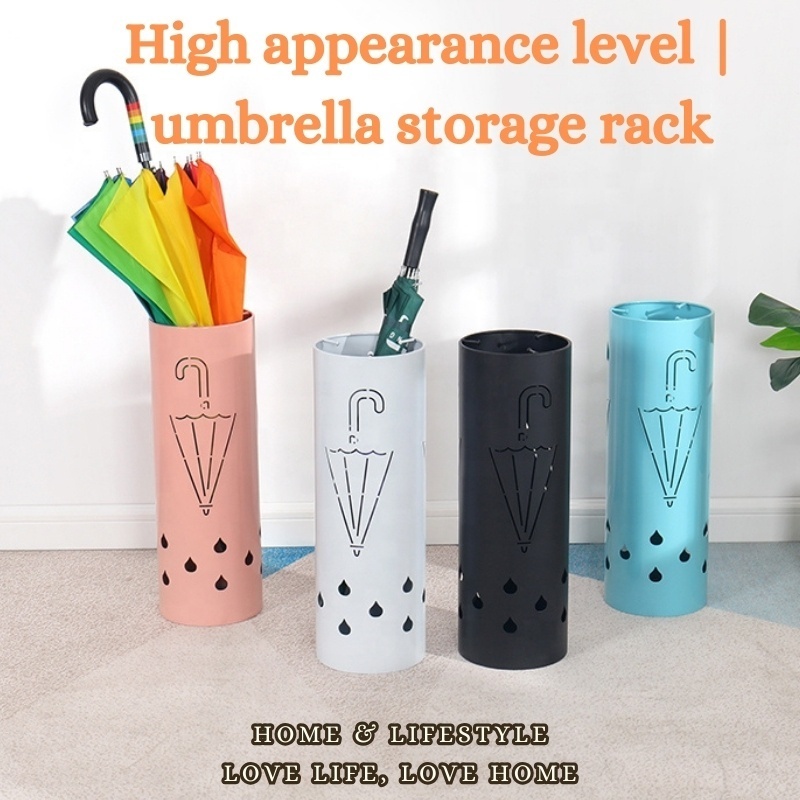 Metal Iron  Large Capacity Umbrella Storage Holder  For Home Office