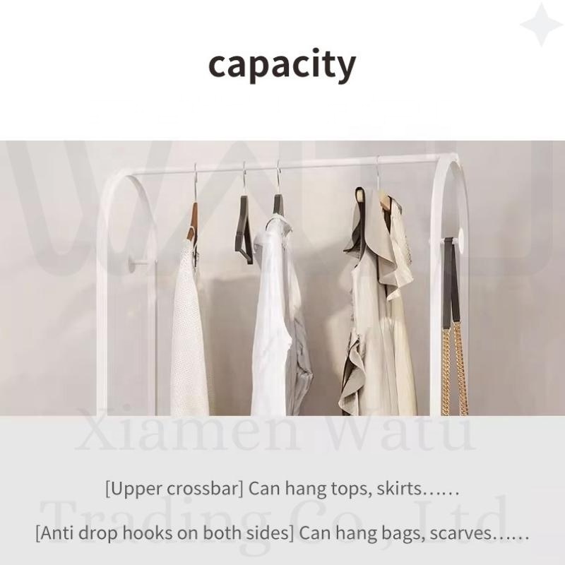 Creative Modern Style Free Standing Multi-functional Metal Hall Entryway Floor Clothes Stand Hanger coat  racks