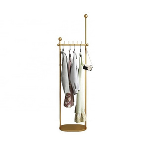 Hall Entryway Floor Clothes Stand Hanger Coat Racks Style Free Standing Multi-functional Metal Creative Modern Home Furniture