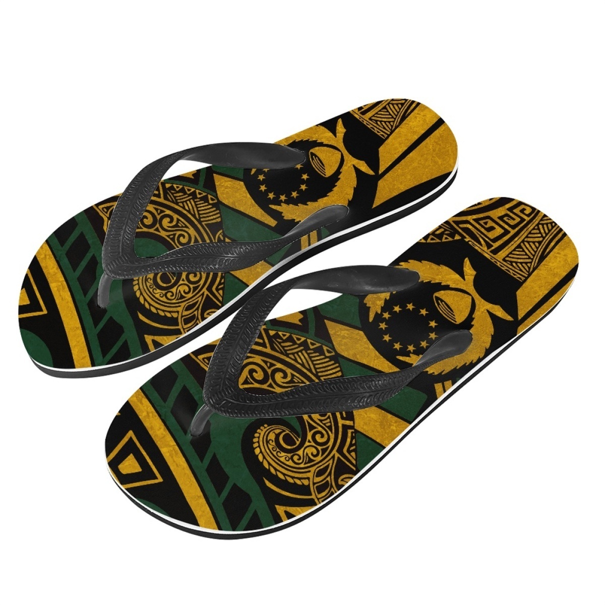 Fashion Polynesian Pohnpei Women Men Flat Flip Flop High Quality Shoes Summer Flats Flipper Sandals Flip Flop Slide Slippers