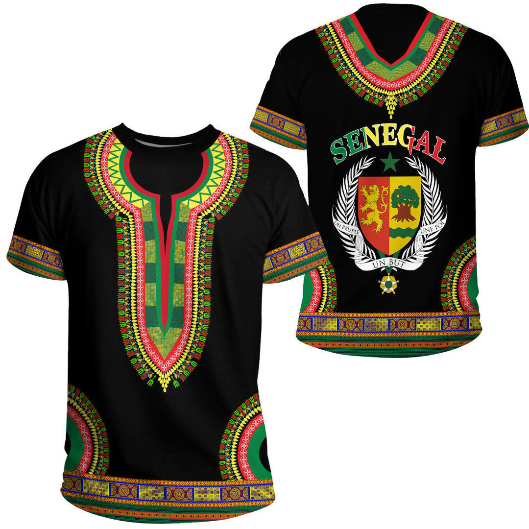 Top Quality T Shirt Men Libya Dashiki Print T Shirt For Men Custom Logo Support Dropshipping Men T Shirts Oversized High Quality