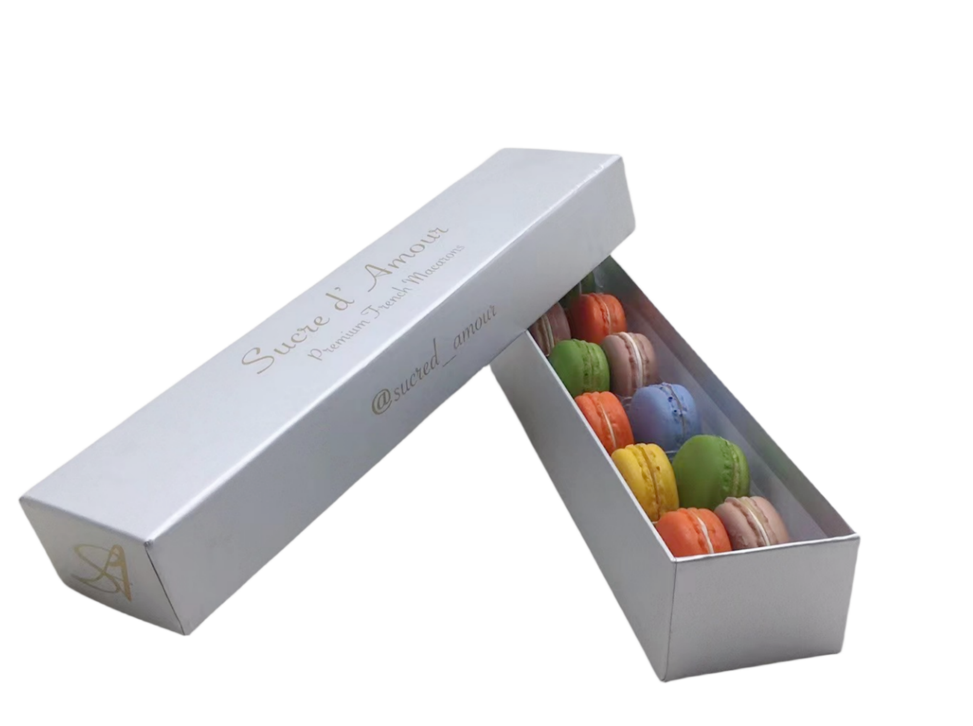 2024 hot sell eco customized macaron insert tray packaging made paper gift  box