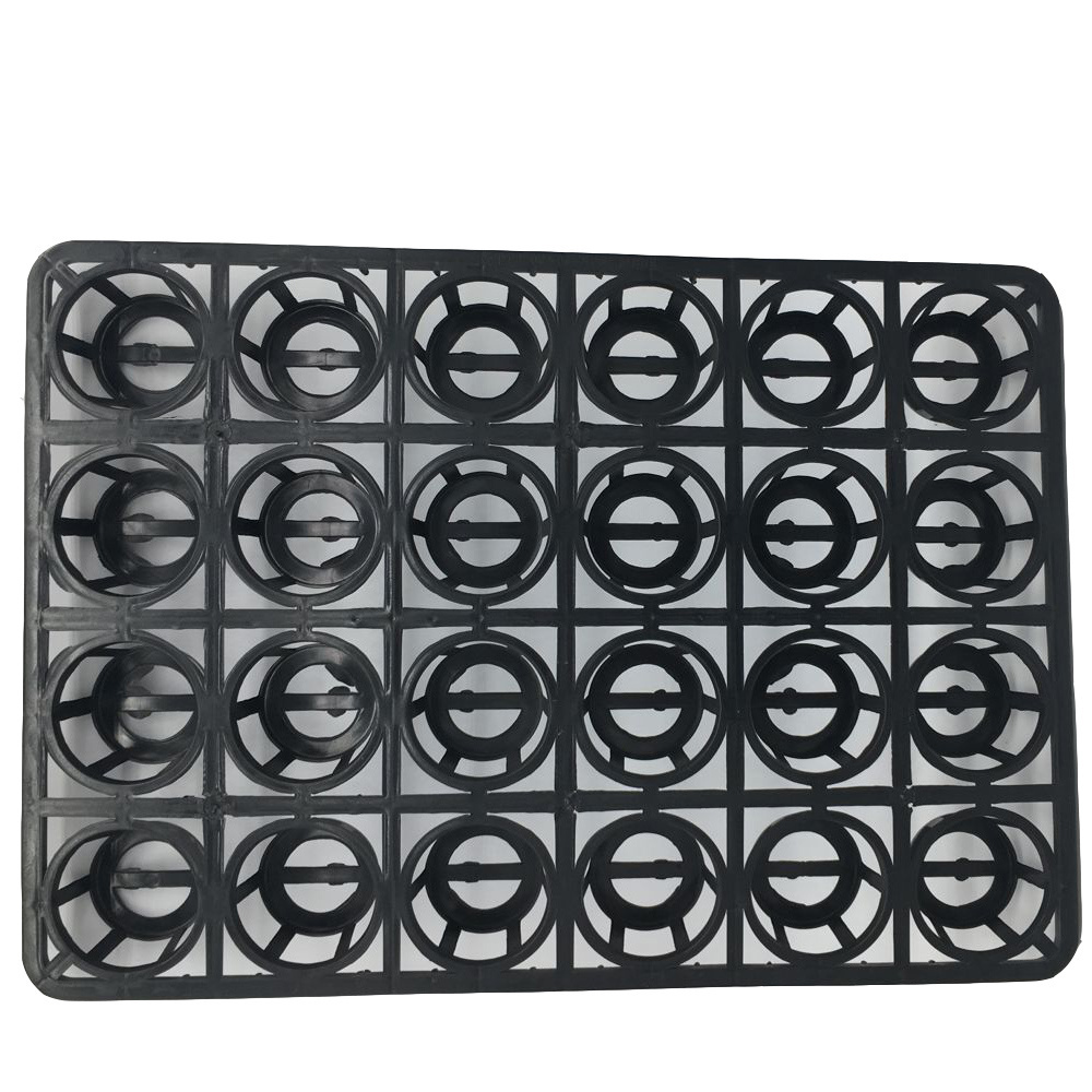 garding tool orchid flower pot carry plastic tray 24 holes