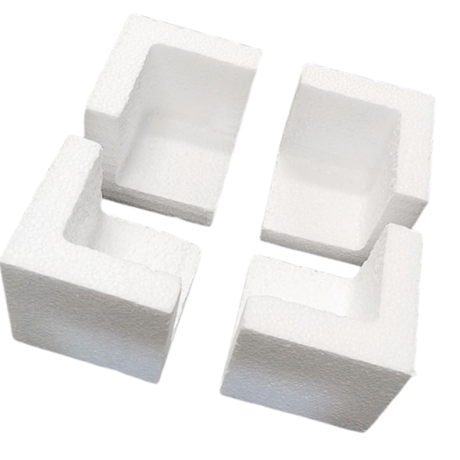 High density polystyrene foam wholesale price customized die cut non-toxic  EPS foams protect corners