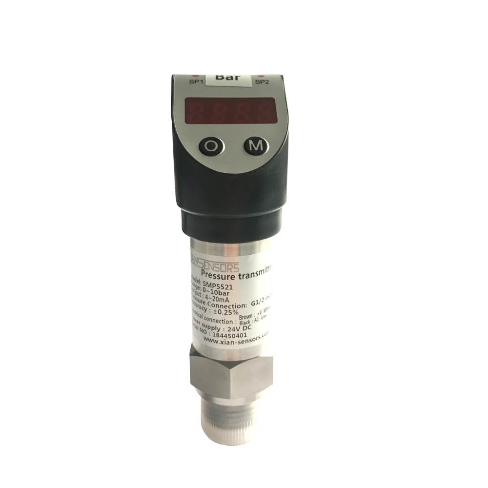 4-20mA industrial Intelligent pressure switch with digital display